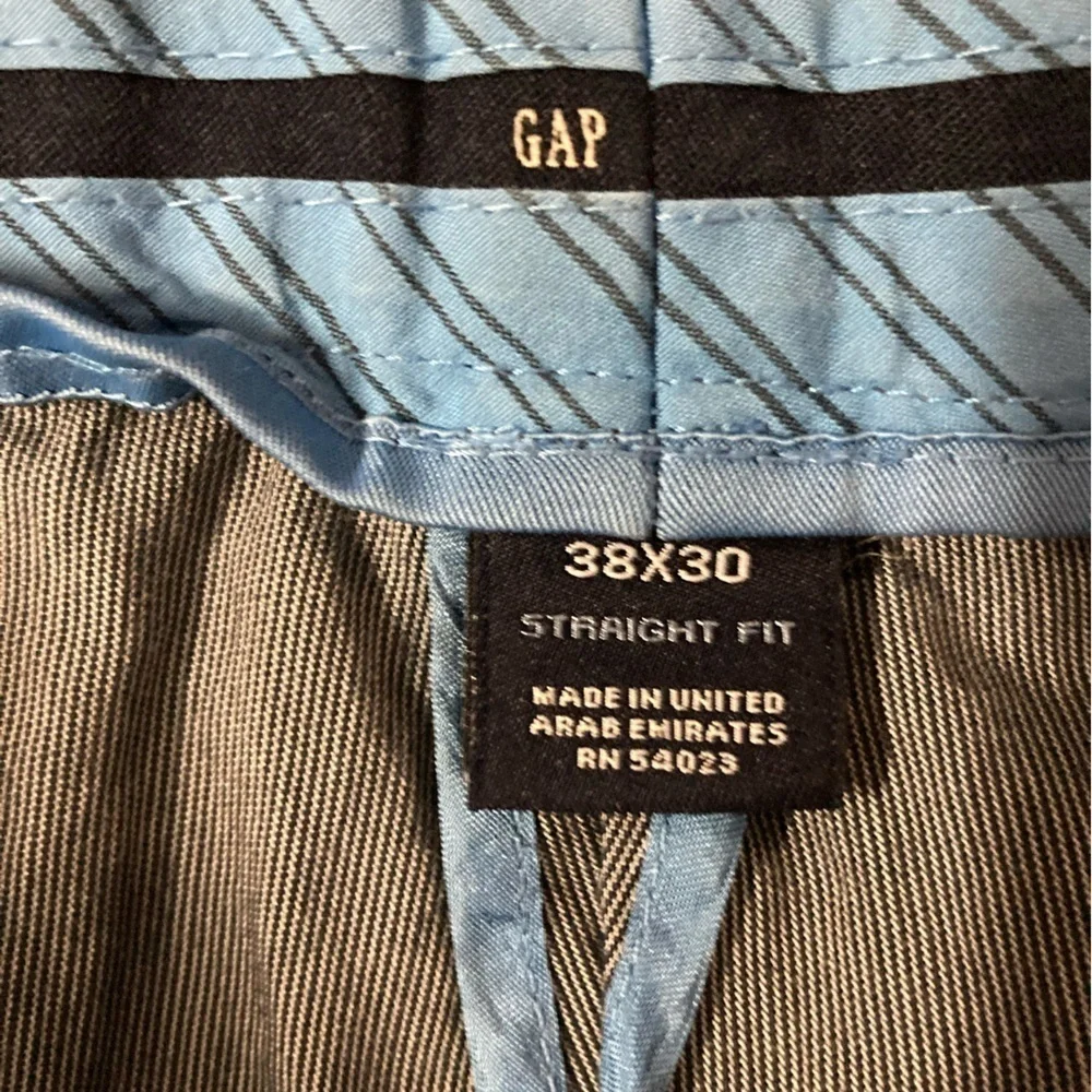 GAP Men’s Straight Fit Blue Khaki Pants‎ Size 38/30